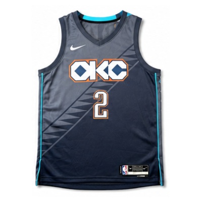 2025/26 Season Oklahoma City Thunder City Edition #2 Shai Gilgeous-Alexander NBA Jersey