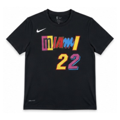 Quick-Dry T-Shirt 2021/22 Season Miami Heat City Edition Duan Xiu #22 Jimmy Butler