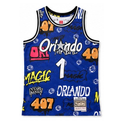 Mitchell & Ness Heat-Pressed Retro Jersey SW Orlando Magic 94/95 Season Graffiti #1 Penny Hardaway