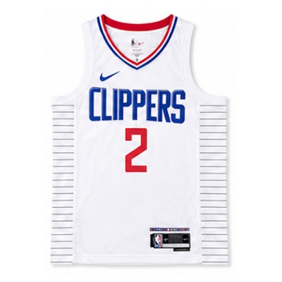 2022/23 Season Los Angeles Clippers Home White #2 Kawhi Leonard NBA Jersey