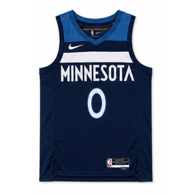 2022/23 Season Minnesota Timberwolves Away Navy #0 D'Angelo Russell NBA Jersey