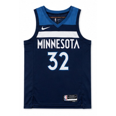 2022/23 Season Minnesota Timberwolves Away Navy #32 Karl-Anthony Towns NBA Jersey