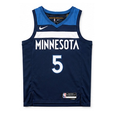 2022/23 Season Minnesota Timberwolves Away Navy #5 Anthony Edwards NBA Jersey