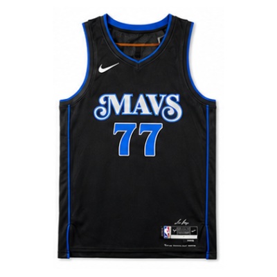 2023/24 Season Dallas Mavericks City Edition #77 Luka Doncic NBA Jersey