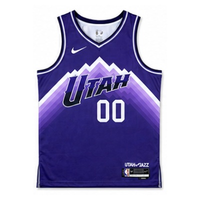 2023/24 Season Utah Jazz City Edition #00 Ka La Ke Sen NBA Jersey