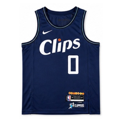 2023/24 Season Los Angeles Clippers City Edition #0 Russell Westbrook NBA Jersey