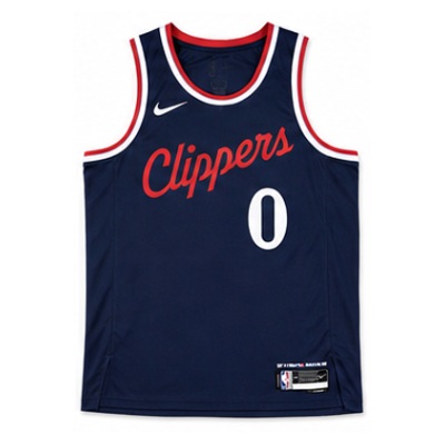 2024/25 Season Los Angeles Clippers Away Navy #0 Russell Westbrook NBA Jersey