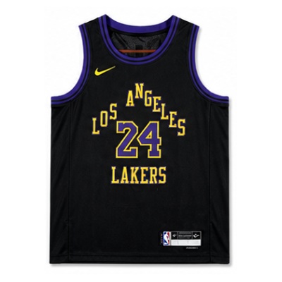 Youth 2023/24 Season Los Angeles Lakers City Edition #24 Kobe Bryant NBA Jersey