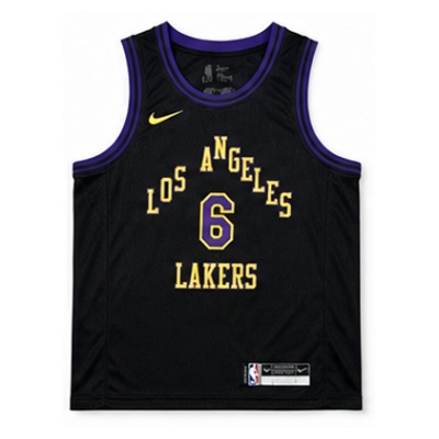 Youth 2023/24 Season Los Angeles Lakers City Edition #6 LeBron James NBA Jersey