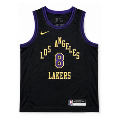 Youth 2023/24 Season Los Angeles Lakers City Edition #8 Kobe Bryant NBA Jersey