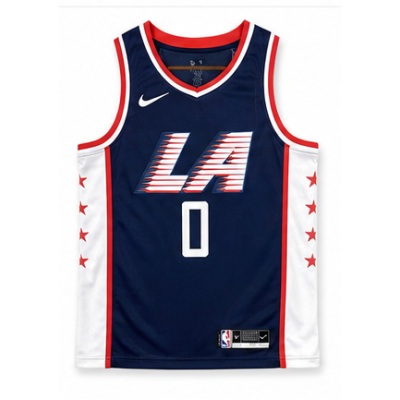 2018/19 Season Los Angeles Clippers City Edition #0 Russell Westbrook NBA Jersey