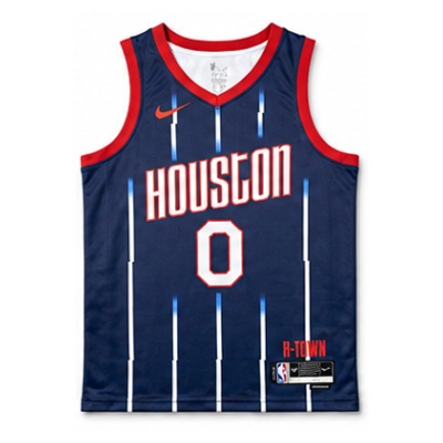 2022/23 Season Houston Rockets City Edition #0 Russell Westbrook NBA Jersey
