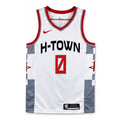 2019/20 Season Houston Rockets City Edition #0 Wei Si Bu Lu Ke NBA Jersey