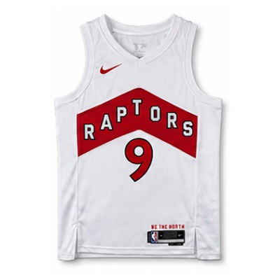 2022/23 Season Toronto Raptors Home White #9 RJ Barrett NBA Jersey