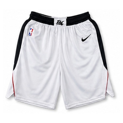 Los Angeles Clippers La Ding Wen White Shorts