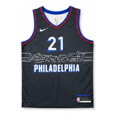 2020/21 Season Philadelphia 76ers City Edition #21 Joel Embiid NBA Jersey