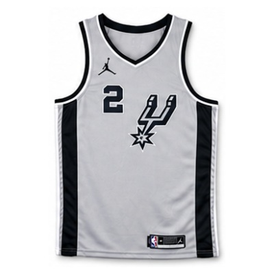 2020/21 Season San Antonio Spurs Gray Jumpman Limited Edition #2 Kawhi Leonard NBA Jersey