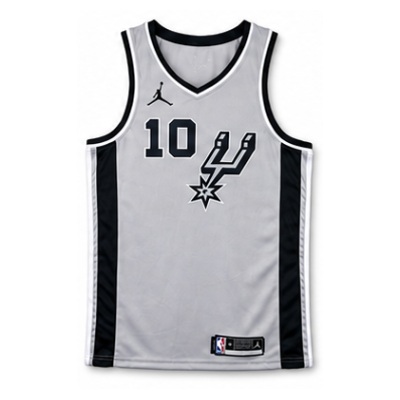 2020/21 Season San Antonio Spurs Gray Jumpman Limited Edition #10 Jeremy Sochan NBA Jersey