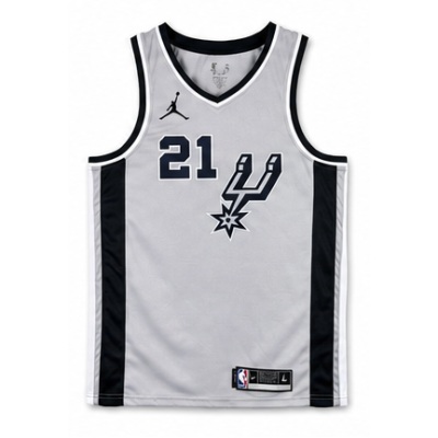 2020/21 Season San Antonio Spurs Gray Jumpman Limited Edition #21 Tim Duncan NBA Jersey