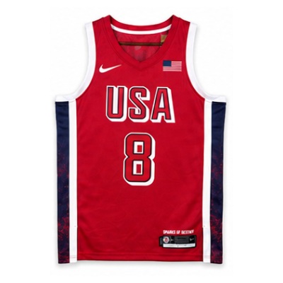 2024 Olympics Team USA Basketball Red #8 Kawhi Leonard NBA Jersey