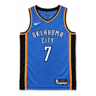 2022/23 Season Oklahoma City Thunder Blue #7 Chet Holmgren NBA Jersey