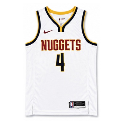 Denver Nuggets White #4 Russell Westbrook NBA Jersey