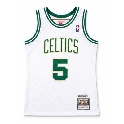 Mitchell & Ness Retro Heat-Pressed Jersey SW Boston Celtics 2007/08 Season Bai Jin #5 Jia Nei Te