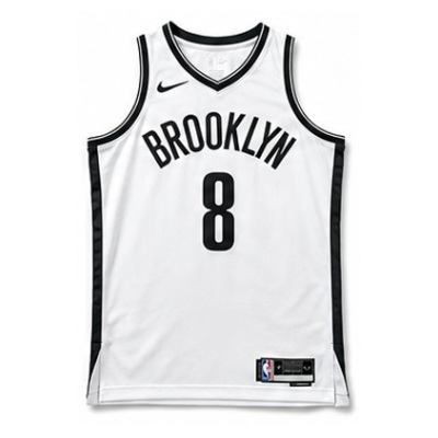 2022/23 Season Brooklyn Nets White #8 Cui Yong Xi NBA Jersey