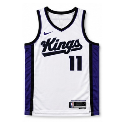 2023/24 Season Sacramento Kings Home White #11 Domantas Sabonis NBA Jersey