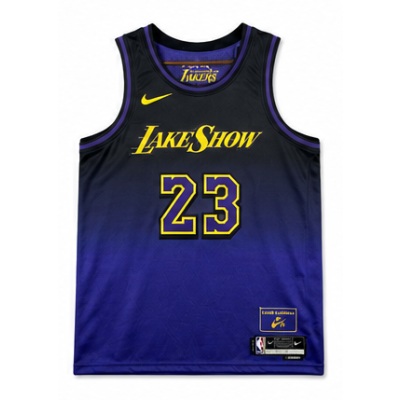 2024/25 Season Los Angeles Lakers City Edition #23 LeBron James NBA Jersey