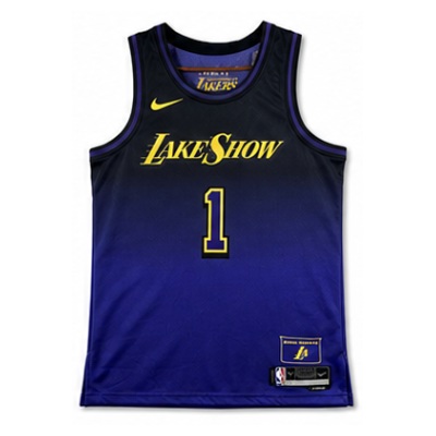 2024/25 Season Los Angeles Lakers City Edition #1 D'Angelo Russell NBA Jersey