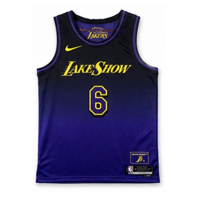 2024/25 Season Los Angeles Lakers City Edition #6 LeBron James NBA Jersey