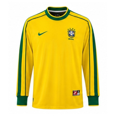 Retro Long Sleeve Brazil 1998 Home