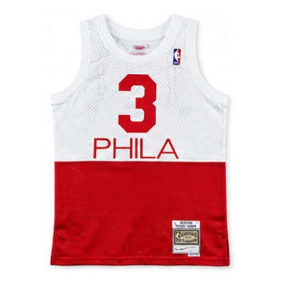Mitchell & Ness Retro Heat-Pressed Jersey SW Philadelphia 76ers 03/2003/04 Season Bai Hong #3 Allen Iverson