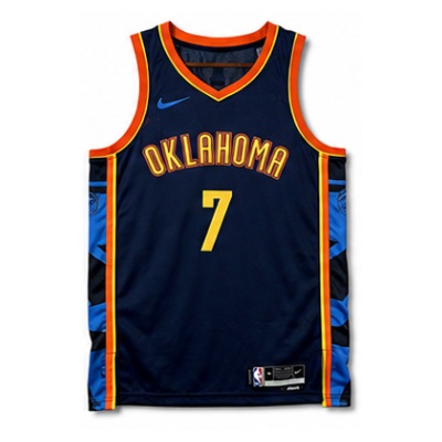 2024/25 Season Oklahoma City Thunder City Edition #7 NBA Jersey