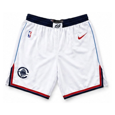 2024/25 Season Los Angeles Clippers White Shorts