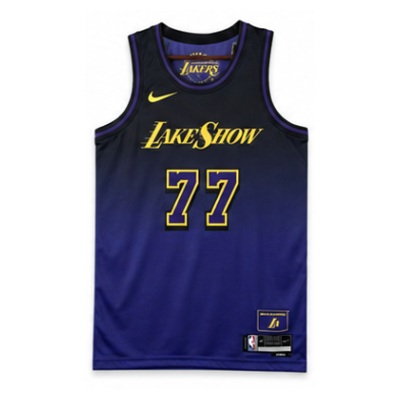 2024/25 Season Los Angeles Lakers City Edition #77 Luka Doncic NBA Jersey