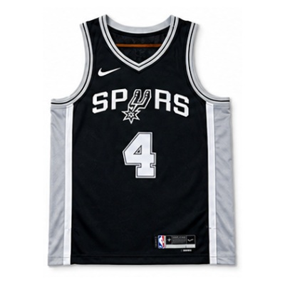 San Antonio Spurs Black #4 De'Aaron Fox NBA Jersey