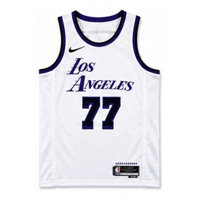 2022/23 Season Los Angeles Lakers City Edition #77 Luka Doncic NBA Jersey
