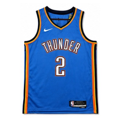 2022/23 Season Oklahoma City Thunder Blue #2 Shai Gilgeous-Alexander NBA Jersey