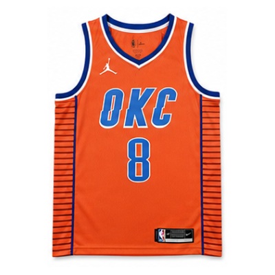 Oklahoma City Thunder Jumpman #8 Jalen Williams NBA Jersey
