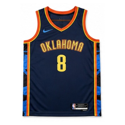 2024/25 Season Oklahoma City Thunder City Edition #8 Jalen Williams NBA Jersey