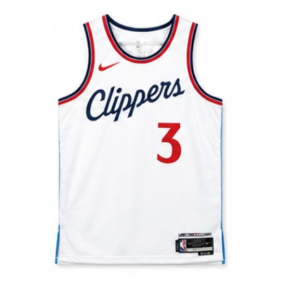 2024/25 temporada Los Angeles Clippers branco #3 Chris Paul camisola NBA