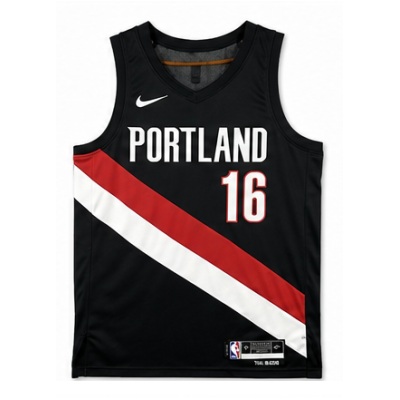 2025/26 Season Portland Trail Blazers Away Black #0 Damian Lillard NBA Jersey