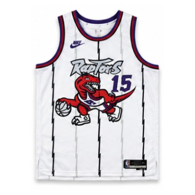 2025/26 Season Toronto Raptors Retro White #15 Vince Carter NBA Jersey